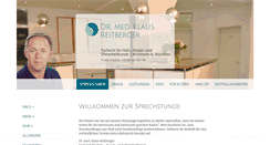 Desktop Screenshot of dr-reitberger-hno.de
